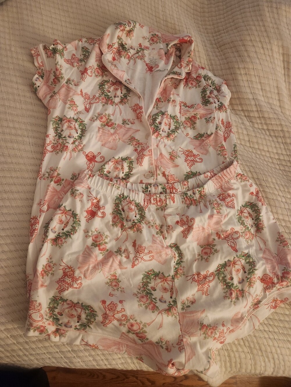 Loveshack Fancy x Roller Rabbit PJ set
